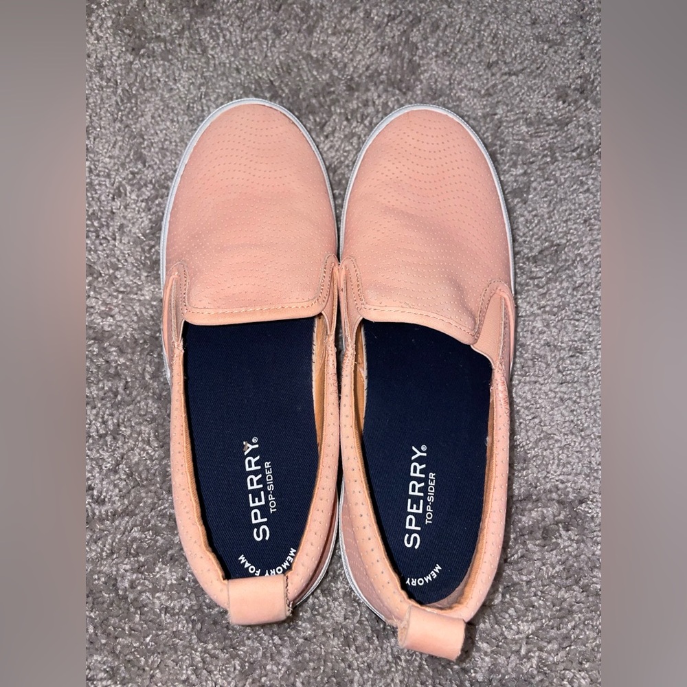 NWOT Women's Peach Sperry Crest Vibe Gore